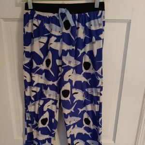 The Children's Place Sharks All Over Boys Lounge/Sleep Pants sz L (10-12)